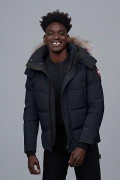 Chamarras Canada Goose Hombre México - Wyndham Abrigos Azul Marino KL6485301